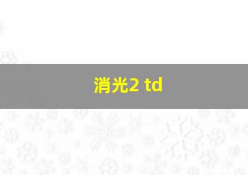 消光2 td